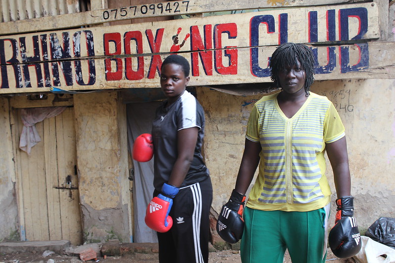 Boxerinnen in Uganda