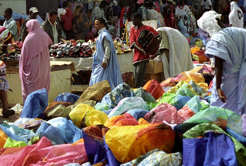 Markt in Nouakchott Mauretanien