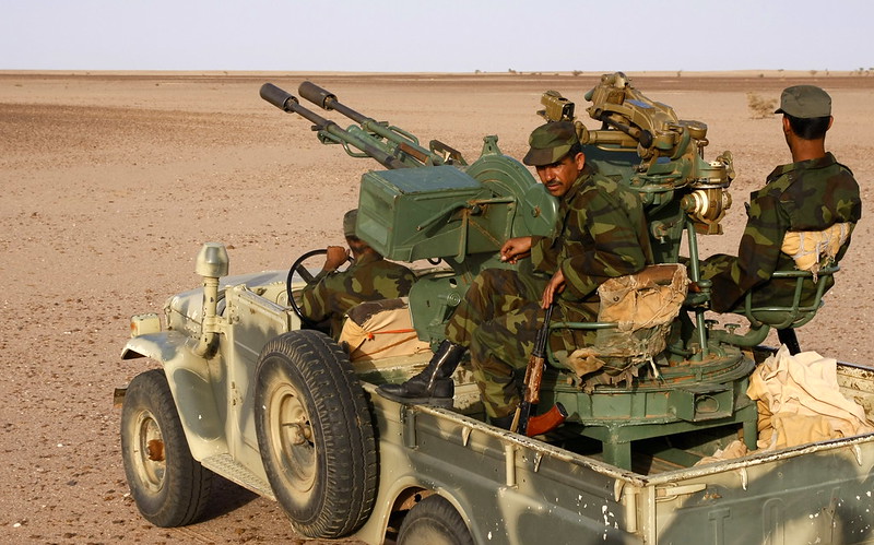 Polisario-Patrouille in der Westsahara