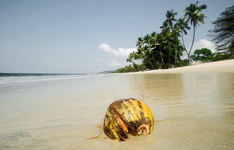 Tokeh Beach bei Freetown Sierra Leone