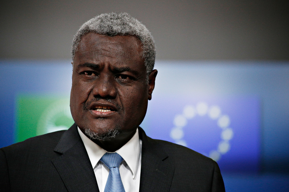 Moussa Faki, Vorsitzender der Kommission der Afrikanischen Union