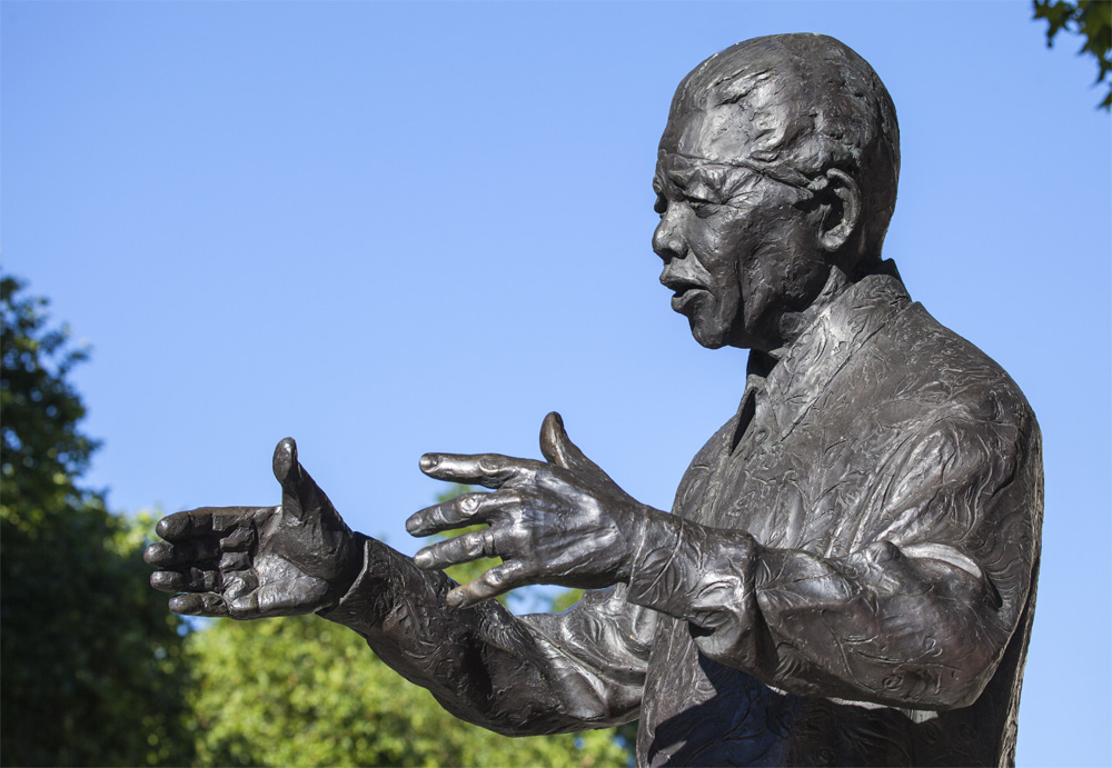 Nelson Mandela Statue in London, Bild: Shutterstock.com