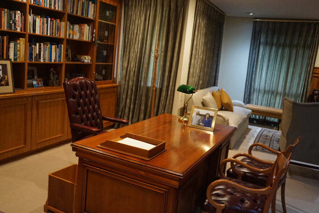 Arbeitszimmer von Nelson Mandela, Nelson Mandela Foundation, Houghton, Johannesburg, Südafrika