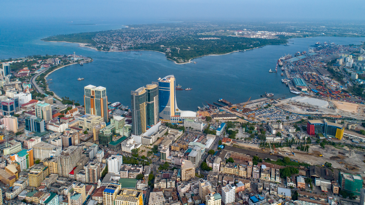 Luftbildaufnahme von Dar es Salaam, Tansania - Bild: Shutterstock.com