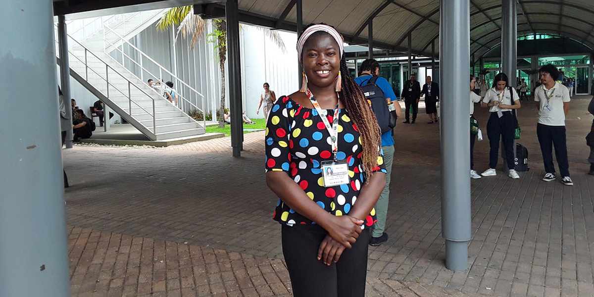 Adenike Oladosu bei der COP 30 in Belém - Bild: Joyce Chimbi/IPS