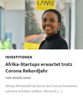 Ausschnitt aus einem Beitag von Trending Topics: Afrika-Startups erwarten trotz Corona Rekordjahr