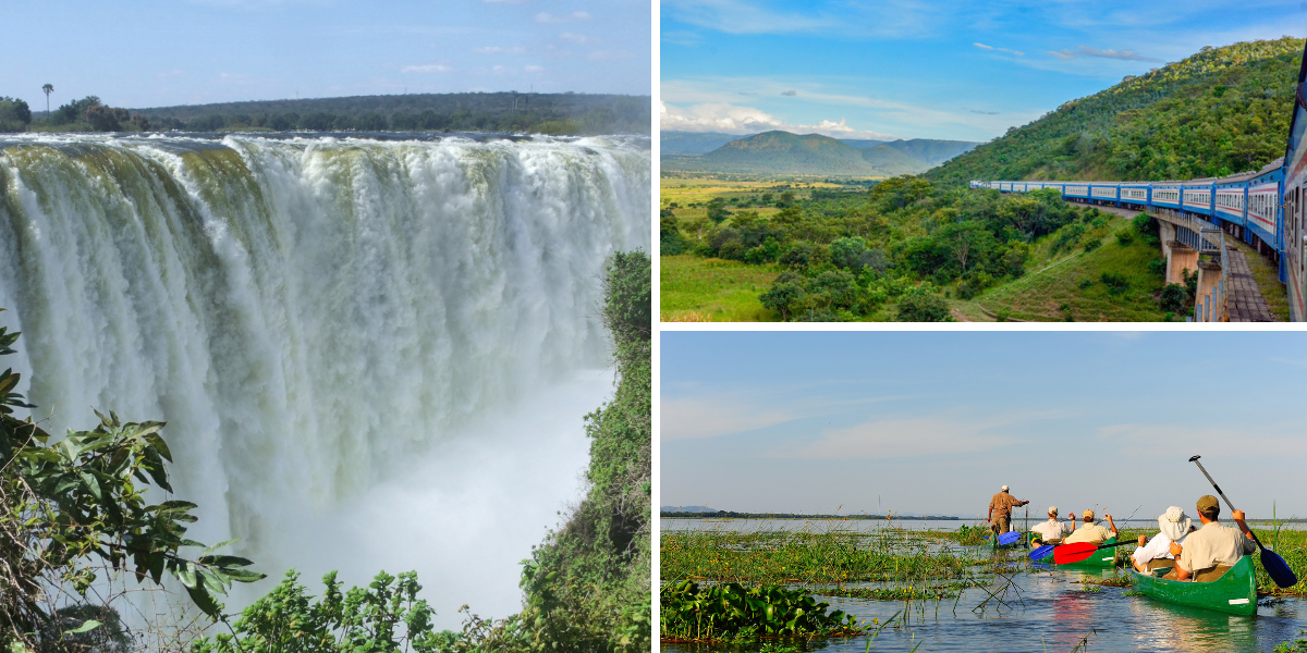 Studienreise mit Victoriafällen, Fahrt mit der TAZARA und Safari im Lower Zambezi National Park