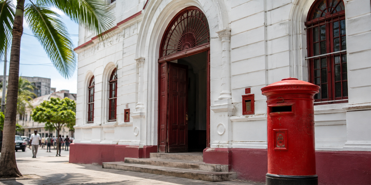 KI-Bild von Post Office in Dar es Salaam