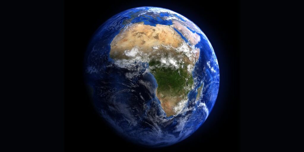Afrika in wahrer Größe